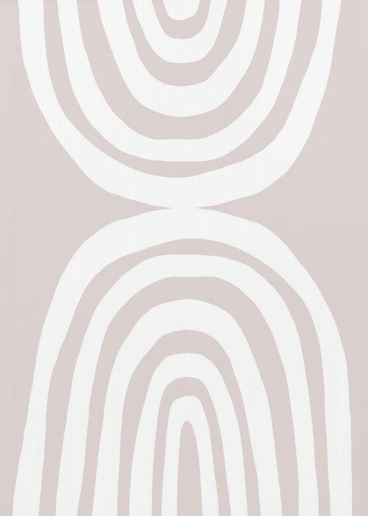 Organische konzentrische Formen | Poster