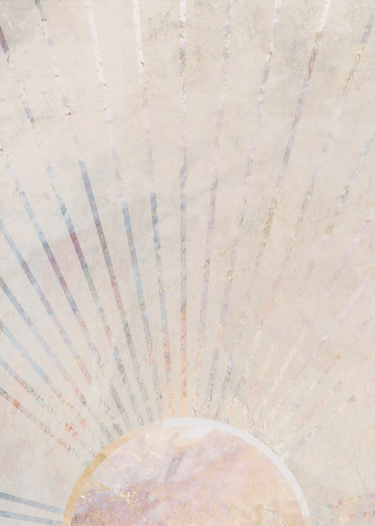 Boho-Sonnenstrahlen am Morgen | Poster