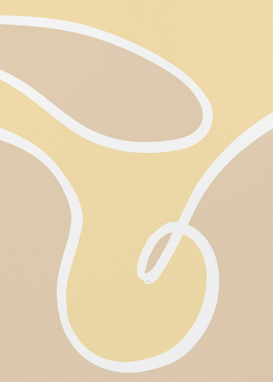 Shape 14 Yellow | Poster