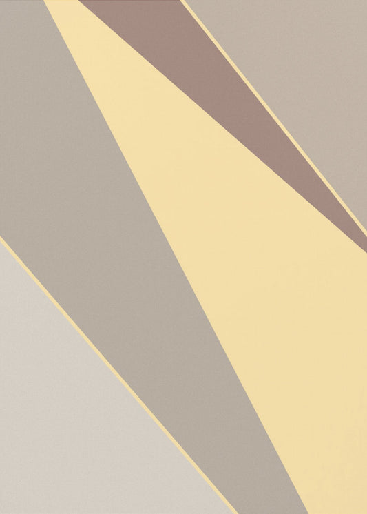 Abstract Shapes Yellow | Poster