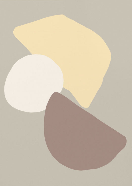 Geometrical Fields Yellow | Poster