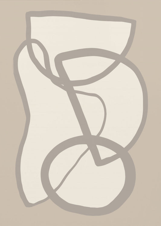 Shape 09 Beige | Poster