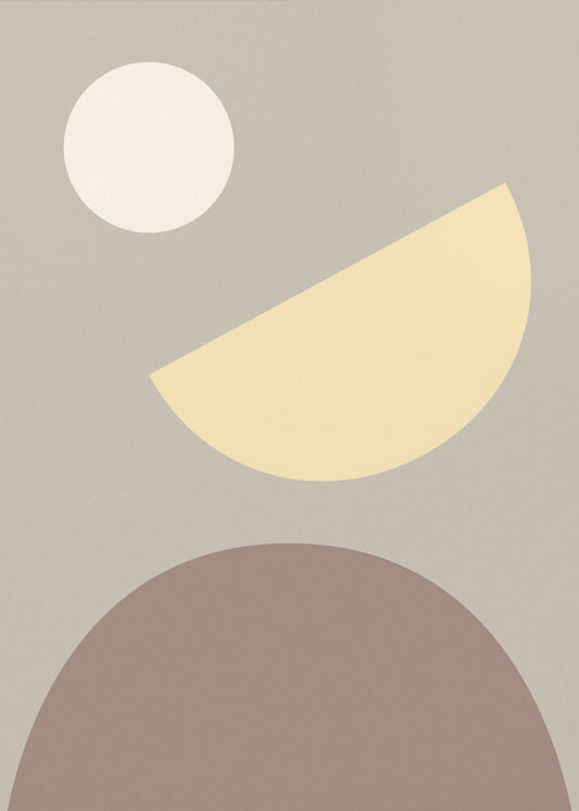Arches Yellow and Gray | Poster