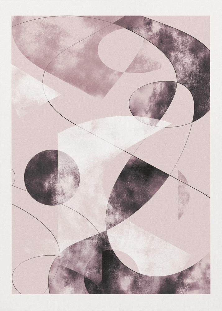 Shapes Shatters Red | Poster