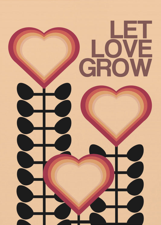Let Love Grow Cream | Canvas