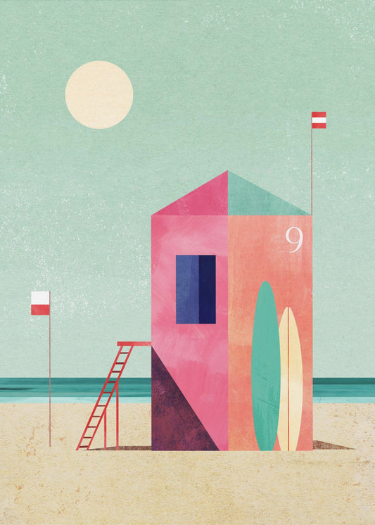 Surfhütte | Poster