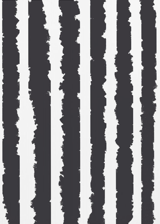 Vertikale Streifen mit gezackten Kanten | Poster