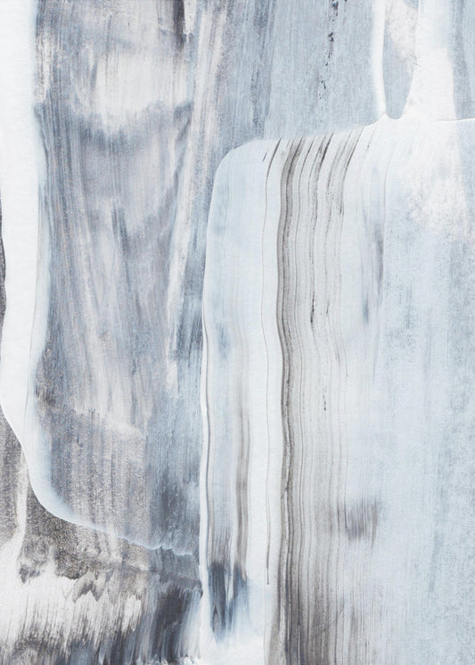 Black And White Brushstrokes | Canvas