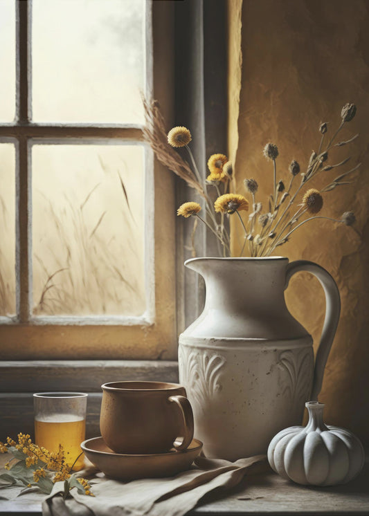 Cozy Window Still | Canvas