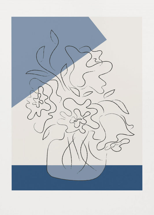 Tres Chic Bleu | Leinwand