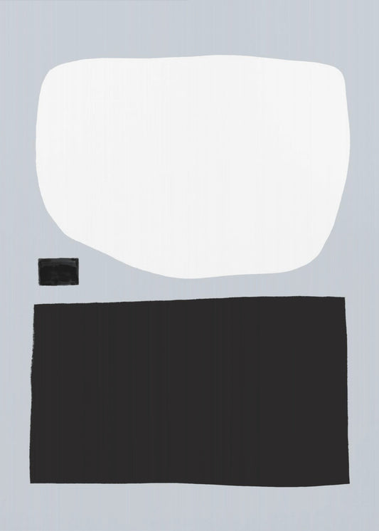 Geometrische Formen in Schwarzweiß | Poster