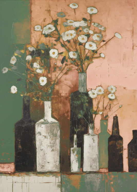 Vases in Bloom | Canvas