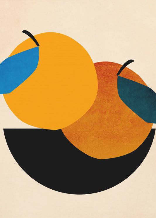 Zwei Orangen | Leinwand