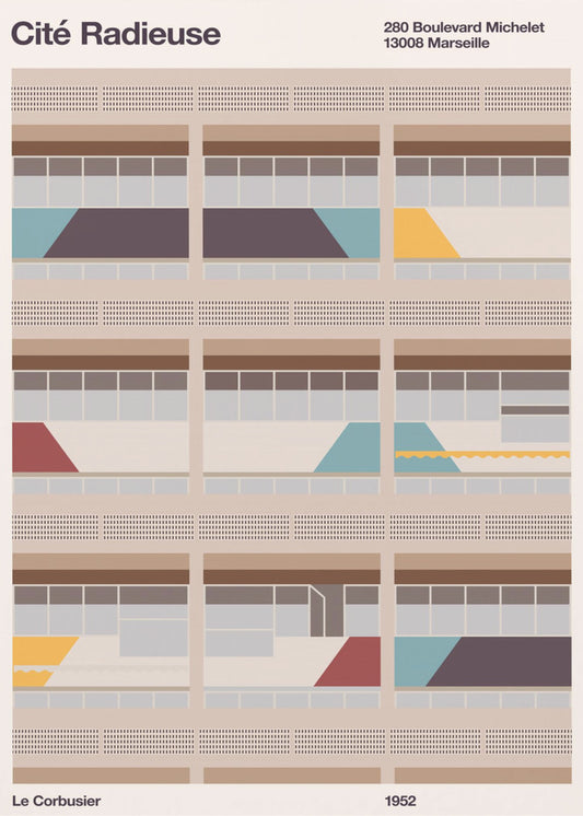 Cite Radieuse | Leinwand