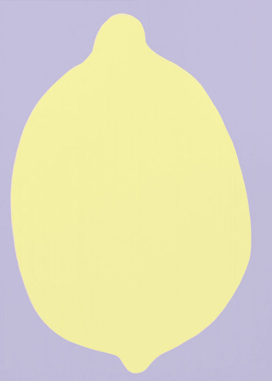 Zitrone auf Lavendel | Poster