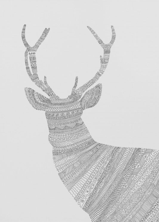 Stag Grey | Canvas