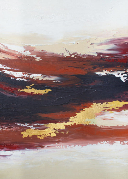 Abstrakter Sonnenuntergang 3 | Poster