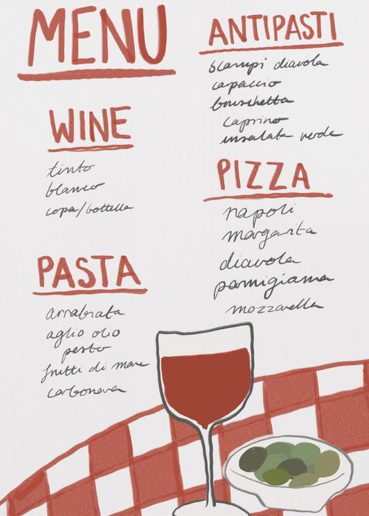Italienische Küche Genuss | Poster