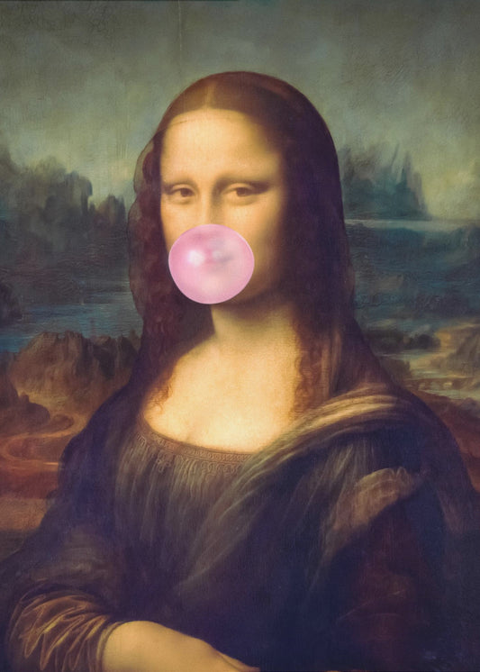 Mona Lisa Bubble Gum | Poster