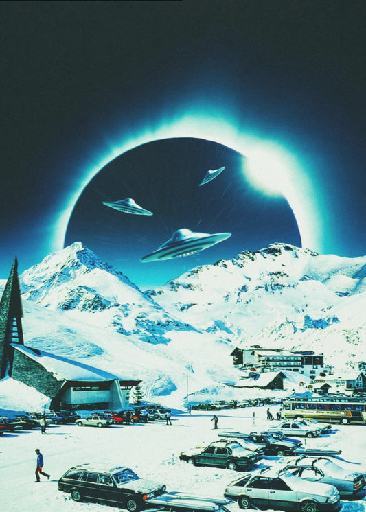 Winterfinsternis | Leinwand