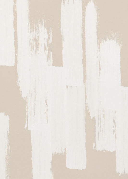 Beige Brush Strokes | Canvas