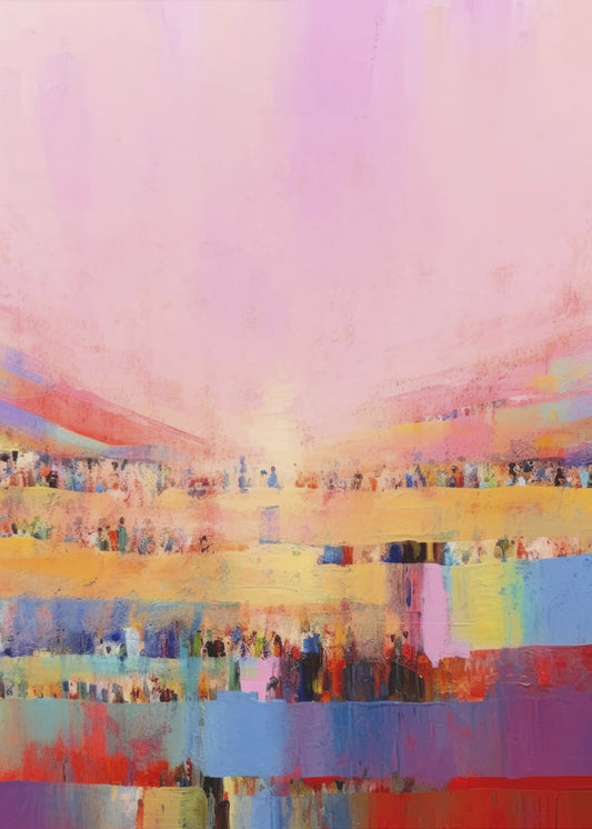 Bunter Horizont | Leinwand