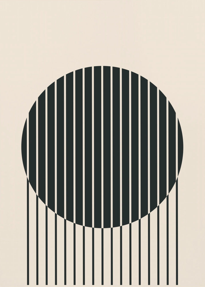 Minimal Circle Vibes #1 | Canvas