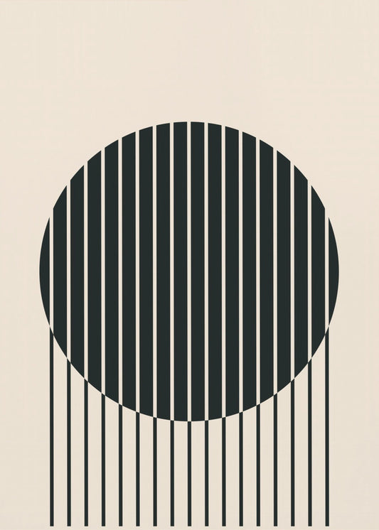 Minimal Circle Vibes #1 | Leinwand