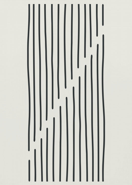 Minimalistisches Liniendesign #3 | Leinwand