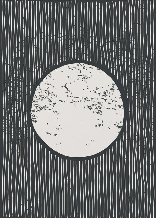 Minimaler Mond | Leinwand