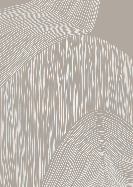 Abstract Organic Lines | Canvas