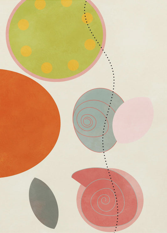 Friendly Colors Hilma 1 | Canvas