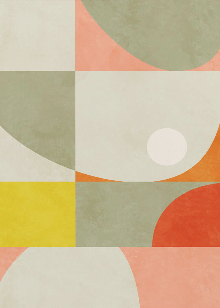 Summer Circles22 1 V | Canvas