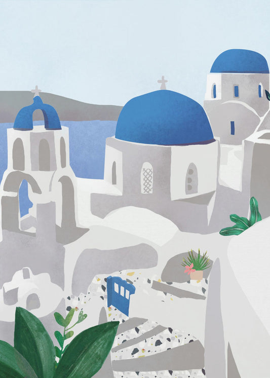 Santorini island | Poster