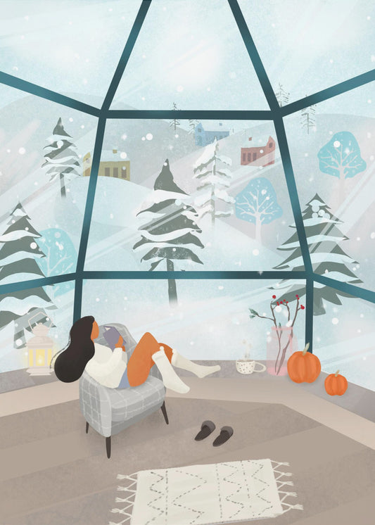 Winterwunderland | Leinwand
