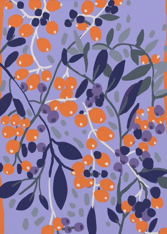 Beeren-Vibrance | Leinwand