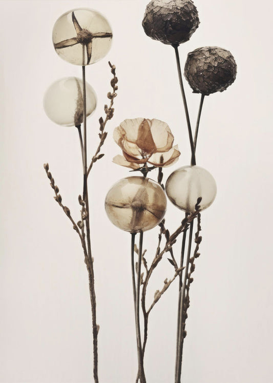 Glaskugelblumen | Leinwand