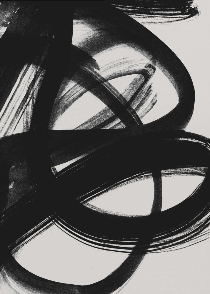 Abstrakte Pinselstriche 5 A1 | Poster