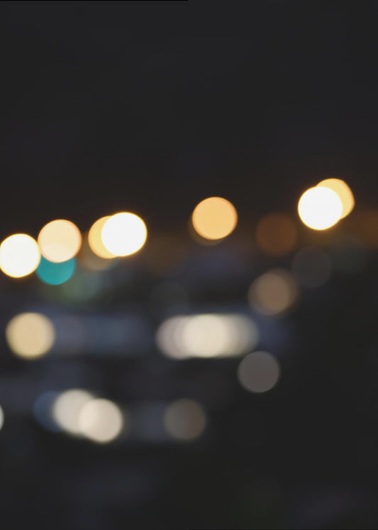 Nachtleuchtendes Bokeh | Poster