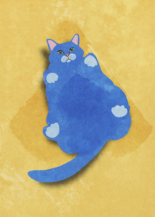 Fette Katze | Leinwand