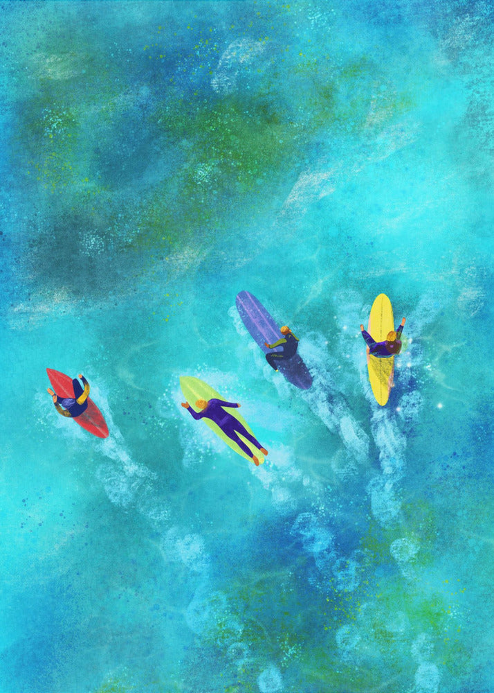 Surfer Dudes | Canvas