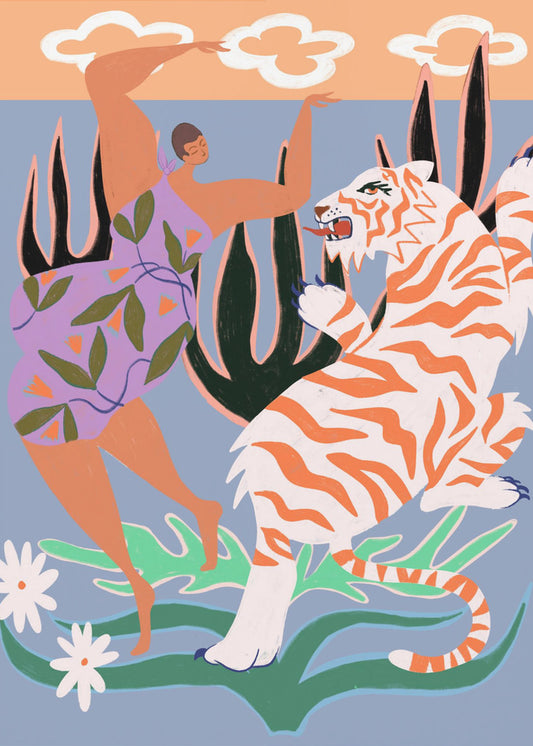 Hallo Tiger | Leinwand