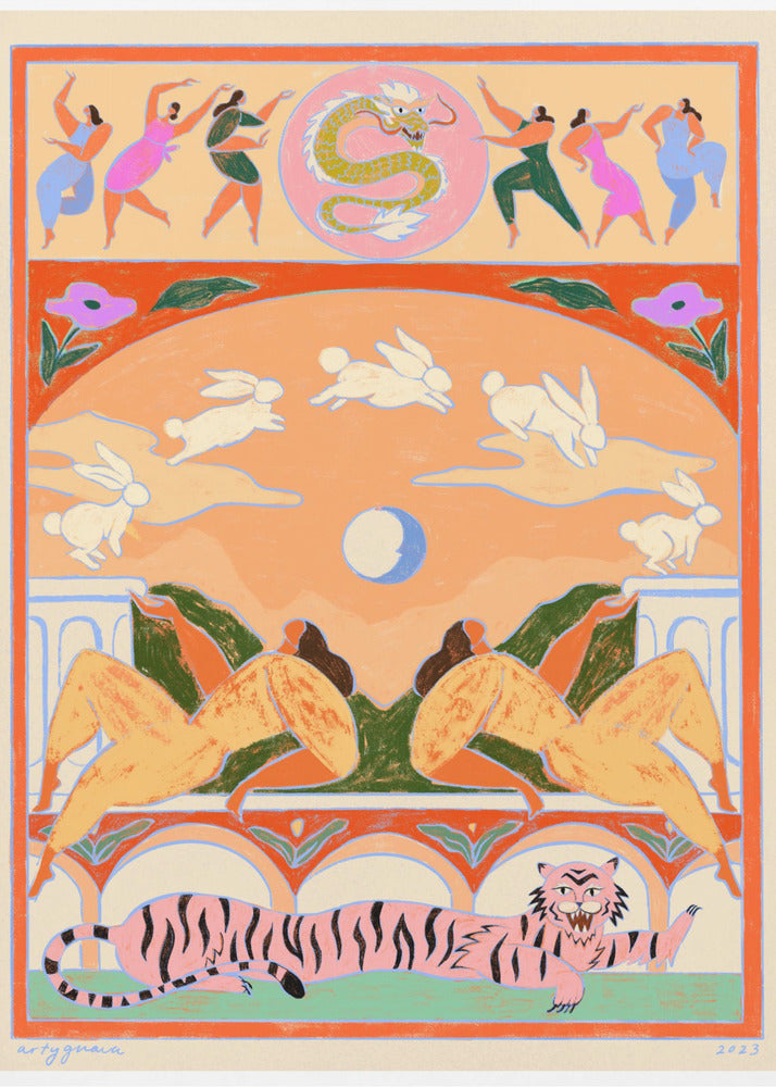 Rabbit Jumps Over the Moon | Poster