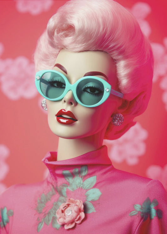 Retro-Glamour-Ikone | Leinwand