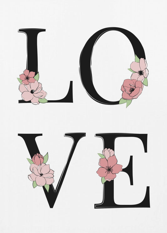 Blumenliebe Blüte | Poster