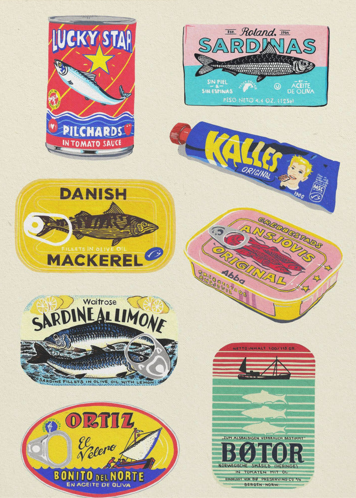 Fischkonserven | Leinwand