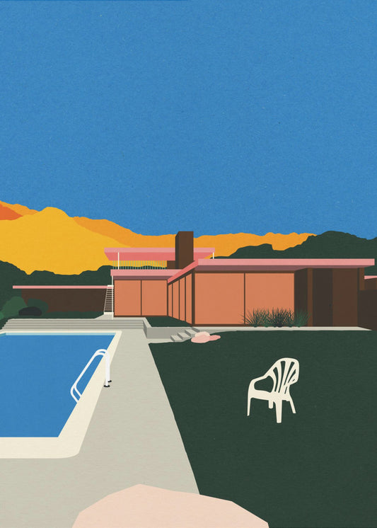 Kaufmann Desert House Poolside | Poster