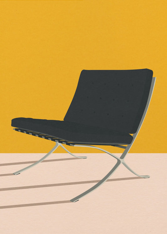 Barcelona Chair By Mies Van Der Rohe | Poster