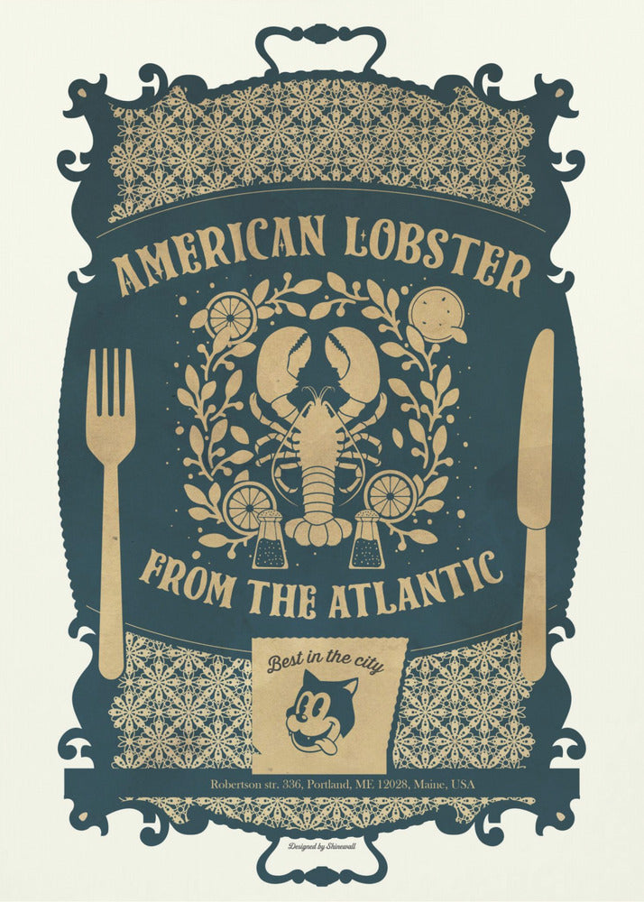 Lobster Baroque Print | Canvas