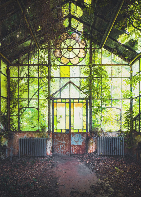 Italienisches Gewächshaus | Leinwand